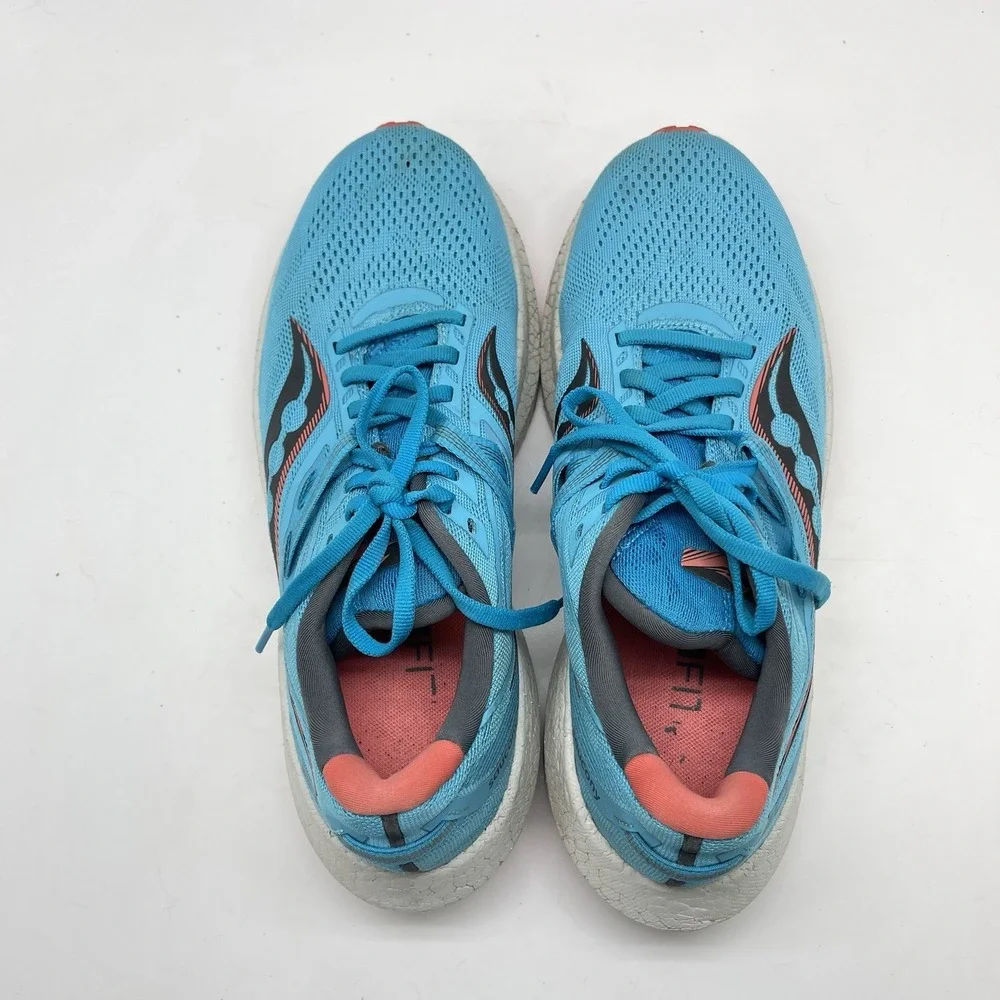 Saucony Sneakers Womens 8.5 Triumph 20 S10759-31 Blue Athletic‎ Running Shoes